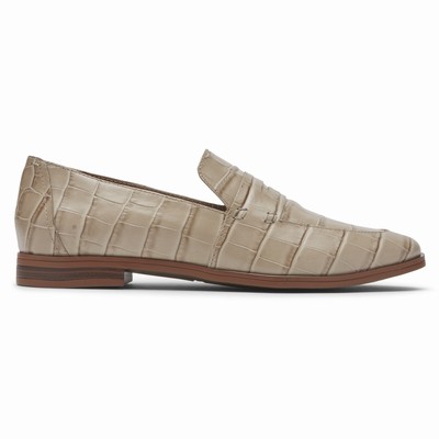 Rockport Perpetua Penny Mokassins Damen Grau NRO-817596